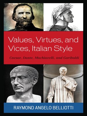 cover image of Values, Virtues, and Vices, Italian Style
